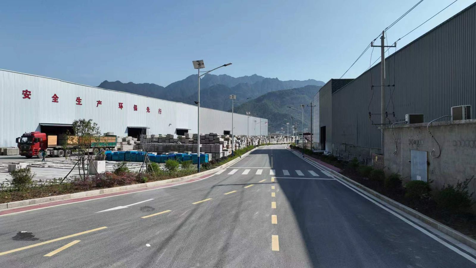 Industrial access and logistics infrastructure