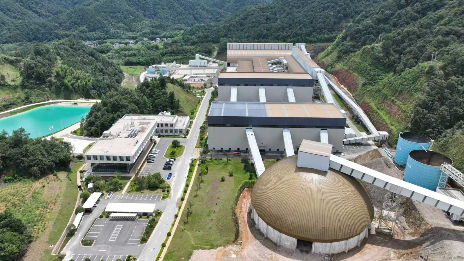 Stone processing facility